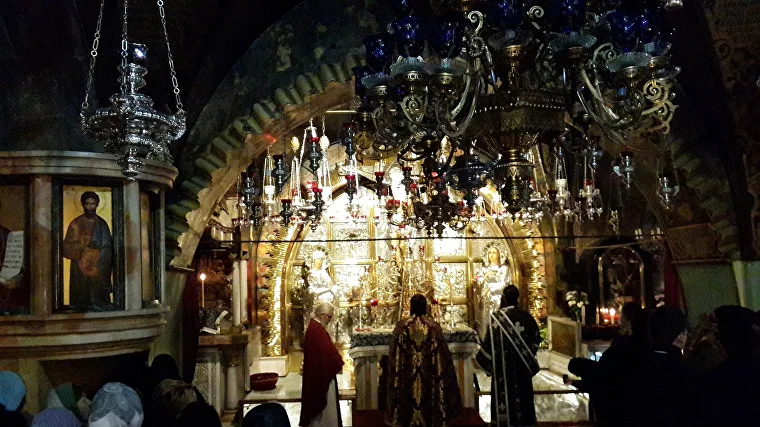 5. Алтарь гвоздей на Голгофе