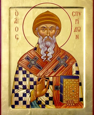 Молебен Спиридону Тримифунтскому